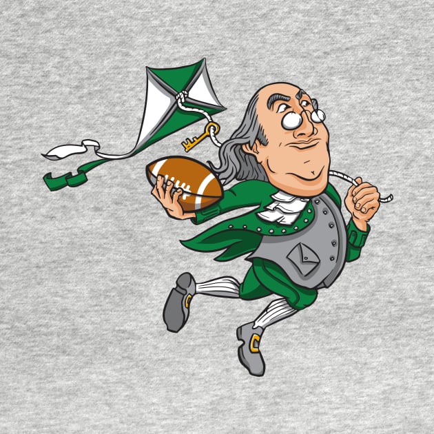 Philadelphia Eagles Ben Franklin Design by stayfrostybro